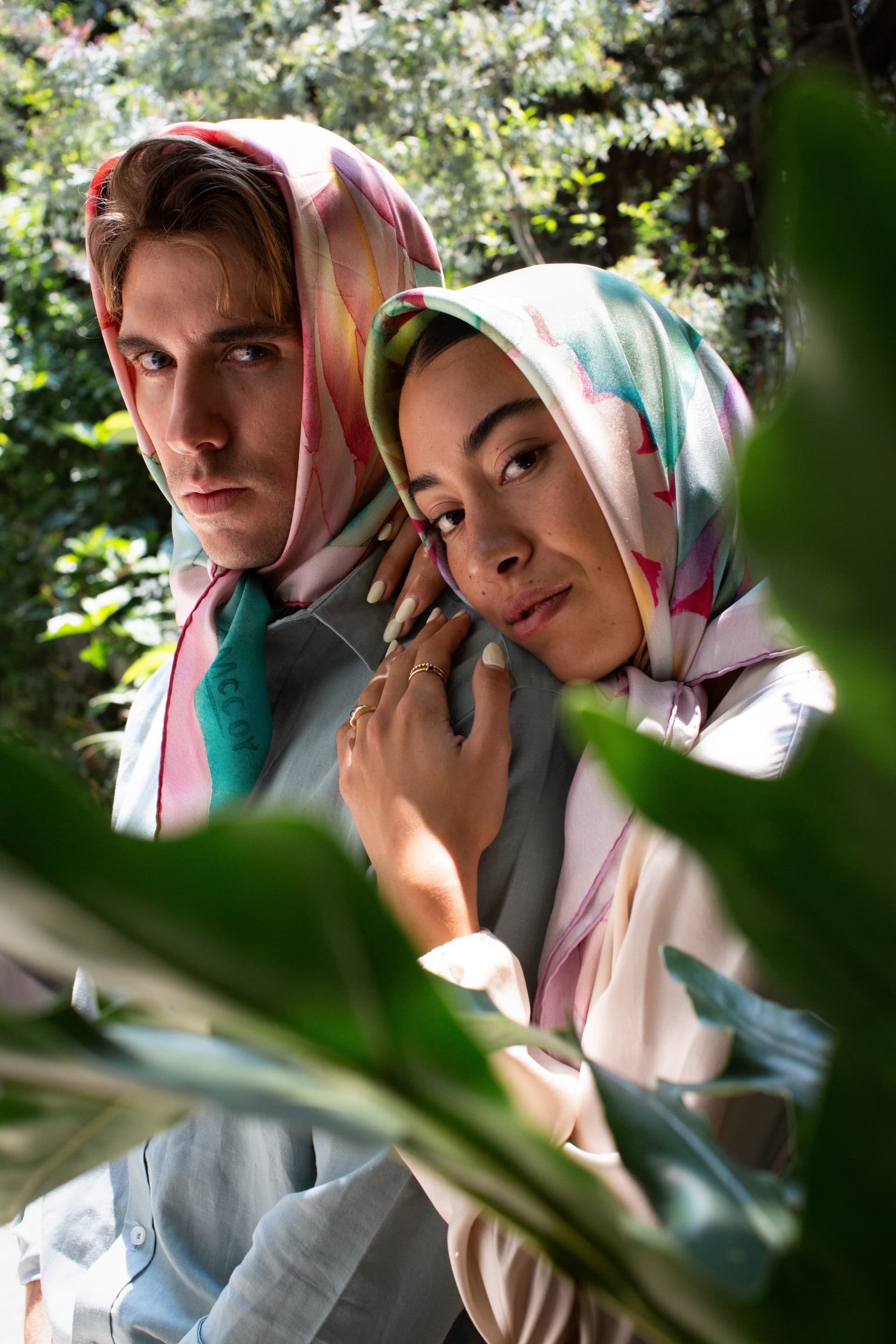Scarves worn on the head