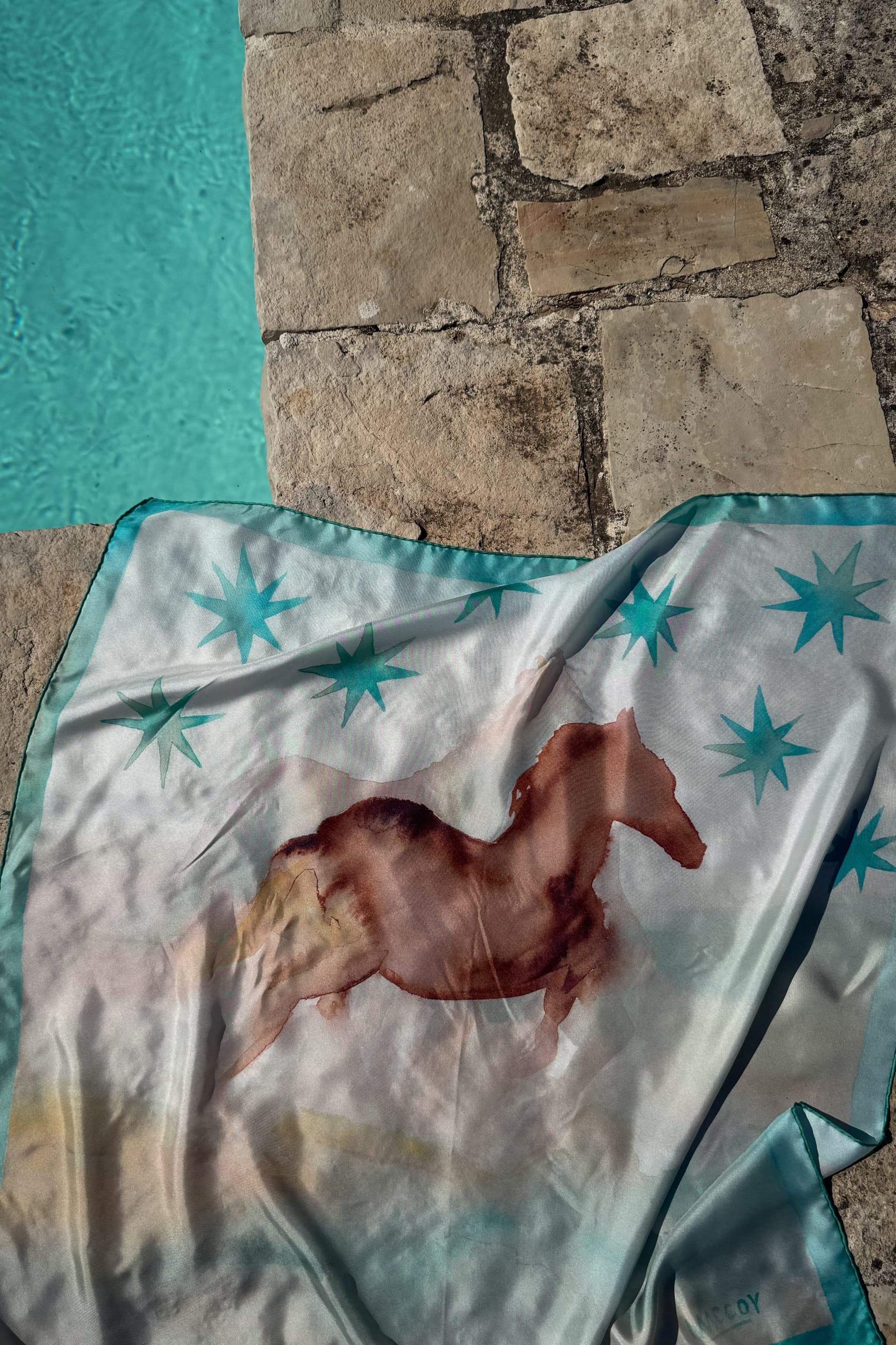 Wild Mirage silk scarf — view 4 of 4